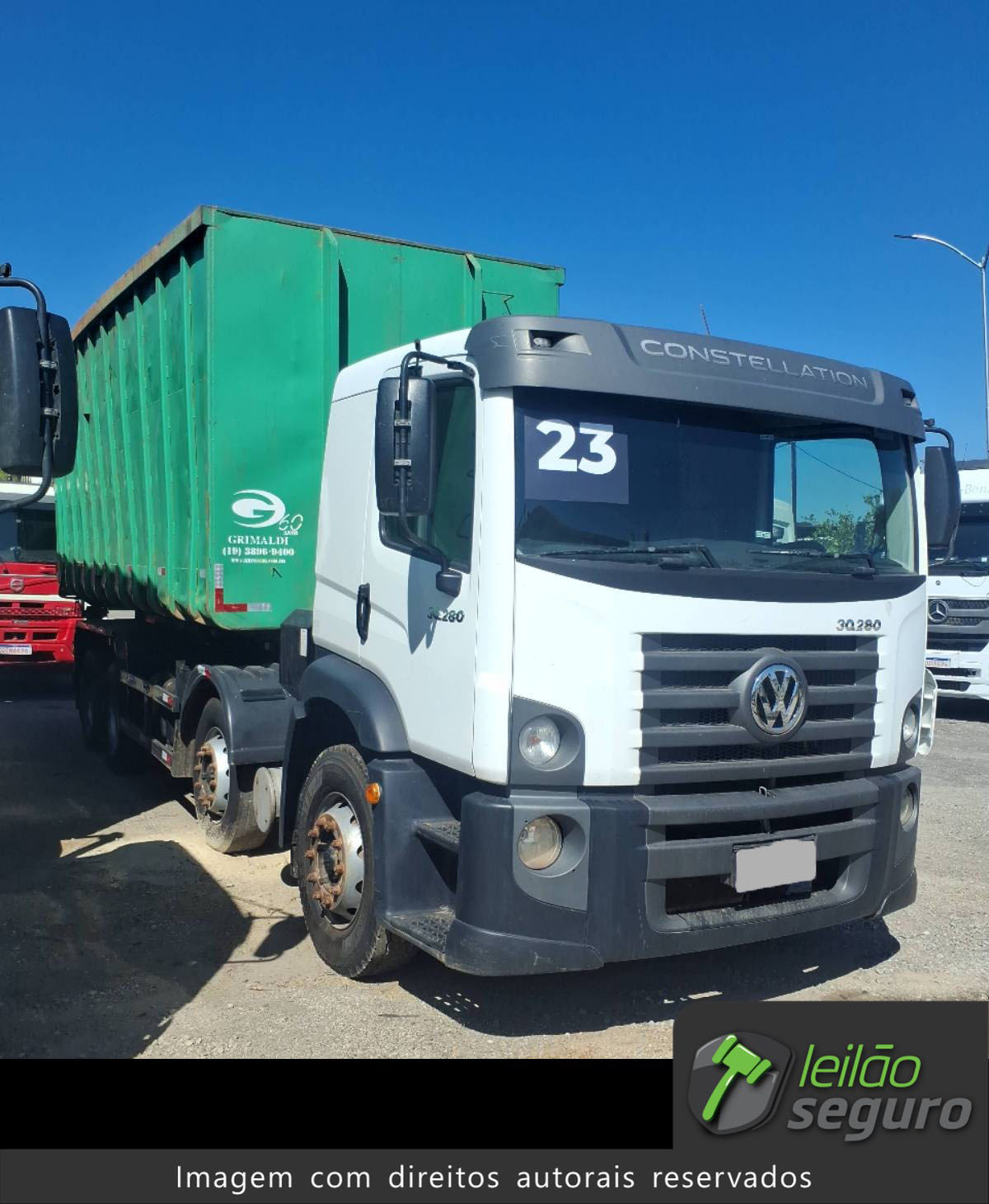 LOTE 002 VOLKSWAGEN 30.280 CONSTELLATION 8X2 6X2 2022/2023