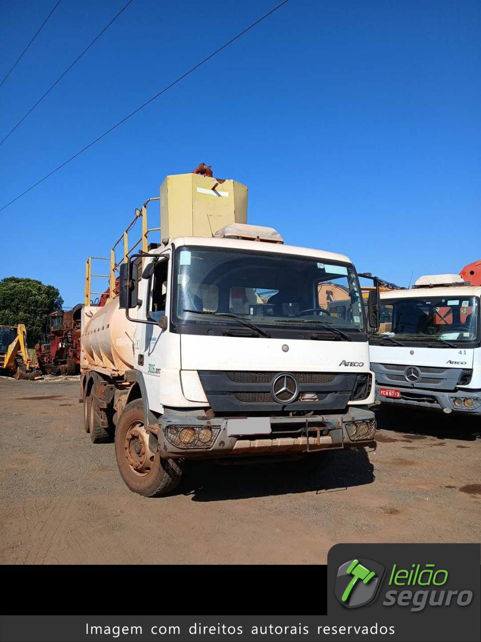LOTE 015 MERCEDES-BENZ ATEGO 2730 6X4 CE 2017/2018