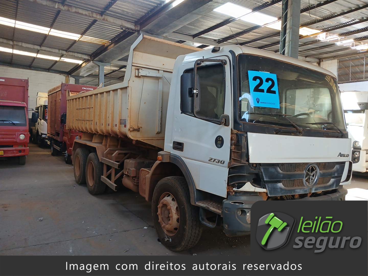 LOTE 028 MERCEDES-BENZ ATEGO 2730 6X4 CE 2021/2022